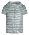 Herno Short-sleeve Jacket In Lightblue