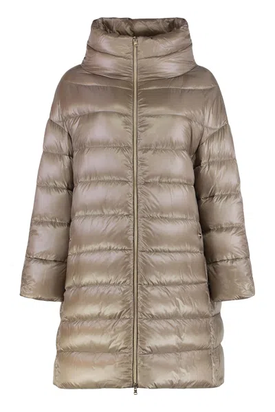 Herno Down Jacket Matilde In Nylon In Gray