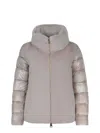 Herno Down Jacket In Neutral