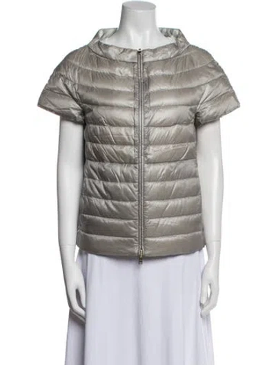 Pre-owned Herno Down Jacket In Neutral