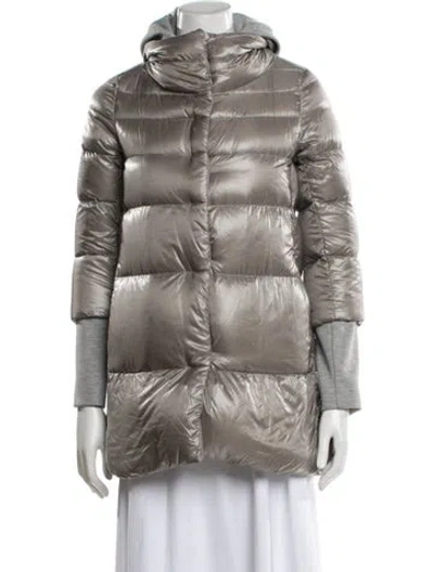 Pre-owned Herno Down Jacket In Neutral