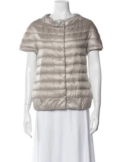 Pre-owned Herno Down Jacket In Neutral