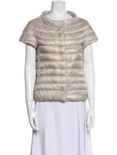 Pre-owned Herno Down Jacket In Neutral