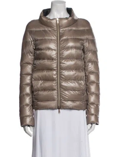 Pre-owned Herno Down Jacket In Neutral