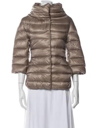 Pre-owned Herno Down Jacket In Neutral