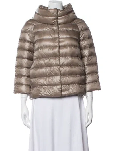 Pre-owned Herno Down Jacket In Neutral