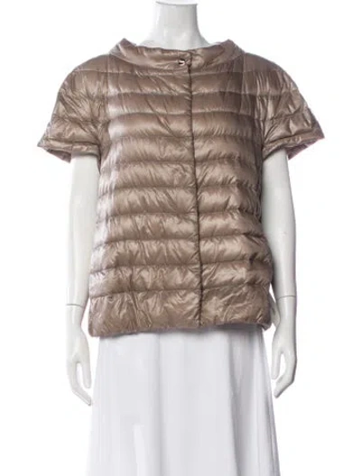 Pre-owned Herno Down Jacket In Neutral