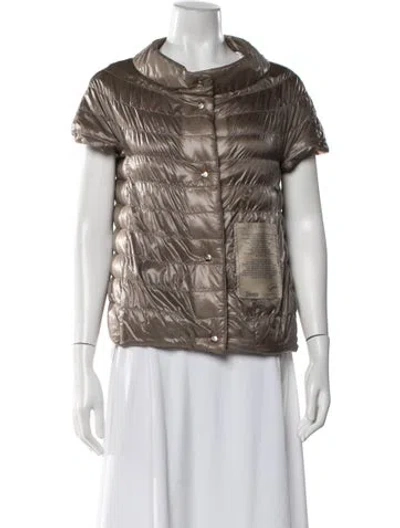 Pre-owned Herno Down Jacket In Neutral