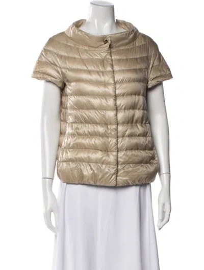 Pre-owned Herno Down Jacket In Neutral