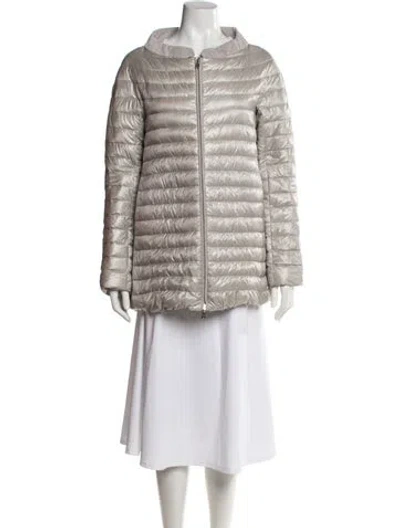 Pre-owned Herno Down Jacket In Neutrals