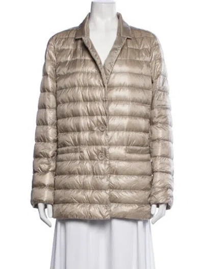 Pre-owned Herno Down Jacket In Neutrals