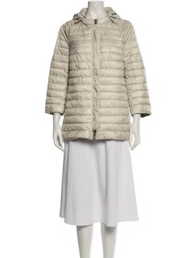 Pre-owned Herno Down Jacket In Neutrals