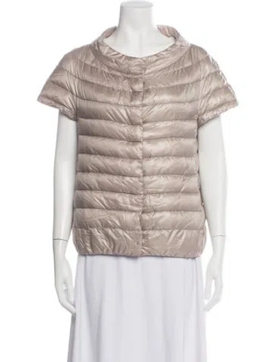 Pre-owned Herno Down Jacket In Neutrals