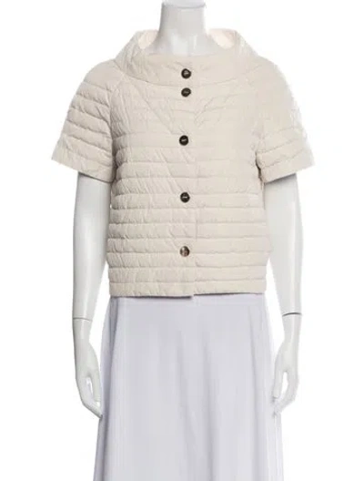 Pre-owned Herno Down Jacket In Neutrals