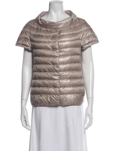 Pre-owned Herno Down Jacket In Neutrals