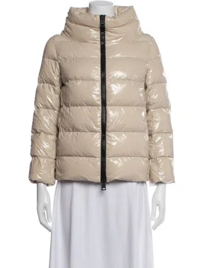 Pre-owned Herno Down Jacket In Neutrals