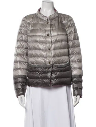 Pre-owned Herno Down Jacket In Neutrals