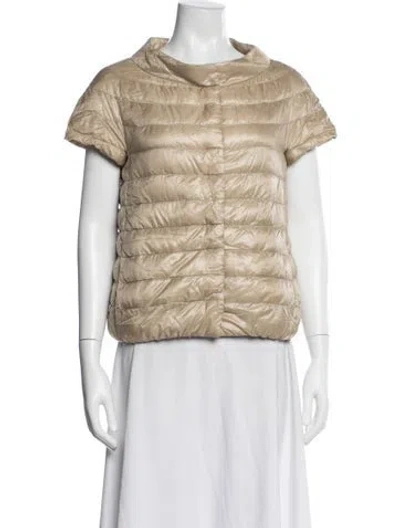 Pre-owned Herno Down Jacket In Neutrals