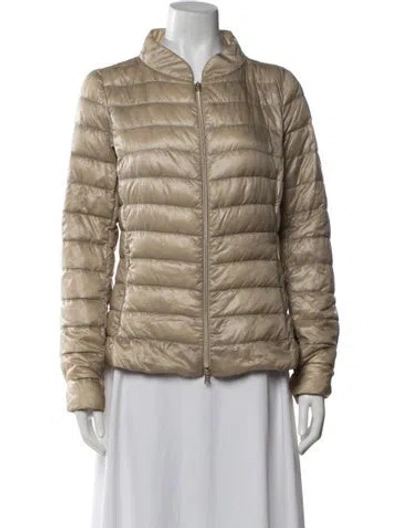 Pre-owned Herno Down Jacket In Neutrals