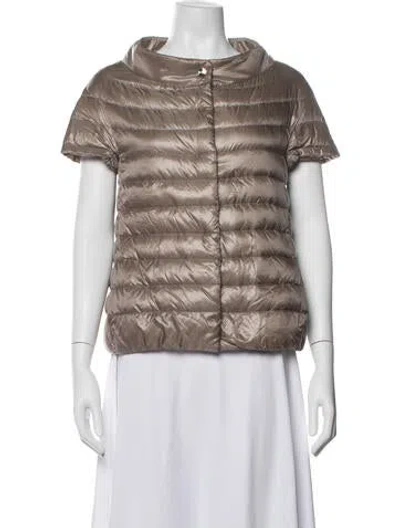 Pre-owned Herno Down Jacket In Neutrals