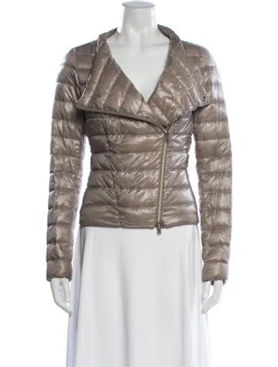 Pre-owned Herno Down Jacket In Neutrals