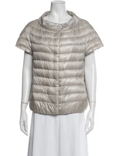 Pre-owned Herno Down Jacket In Neutrals