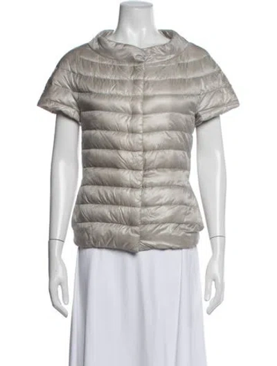 Pre-owned Herno Down Jacket In Neutrals