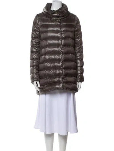 Pre-owned Herno Down Jacket In Neutrals