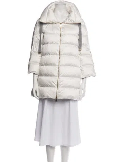 Pre-owned Herno Down Jacket In Neutrals