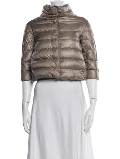 Pre-owned Herno Down Jacket In Neutrals