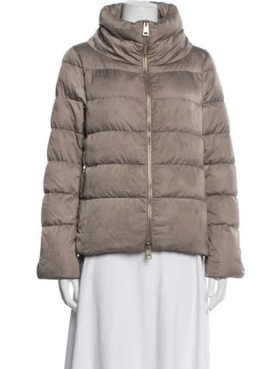 Pre-owned Herno Down Jacket In Neutrals
