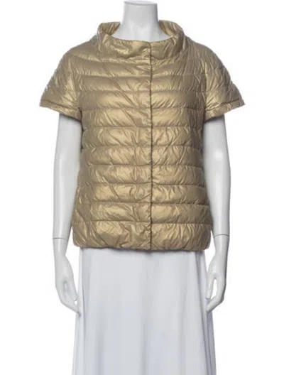 Pre-owned Herno Down Jacket In Neutrals