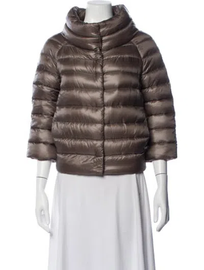 Pre-owned Herno Down Jacket In Neutrals