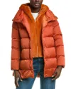 Herno Puffer Down Coat In Orange
