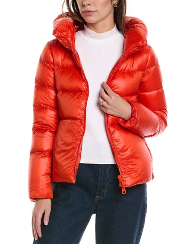 Herno Down Jacket In Orange