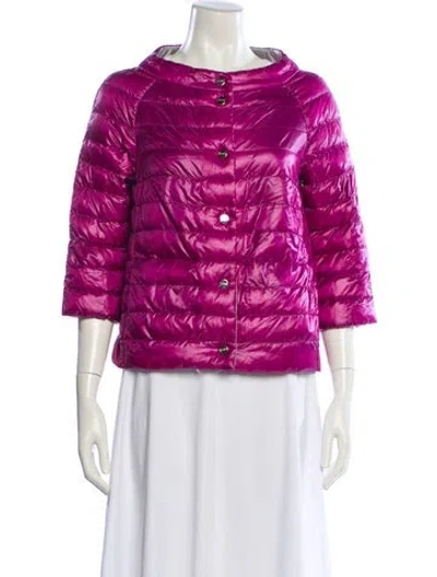 Pre-owned Herno Down Jacket In Pink