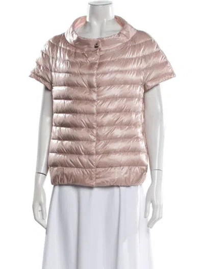 Pre-owned Herno Down Jacket In Pink
