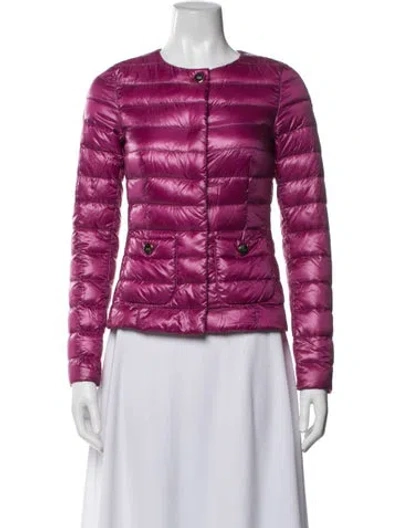 Pre-owned Herno Down Jacket In Pink