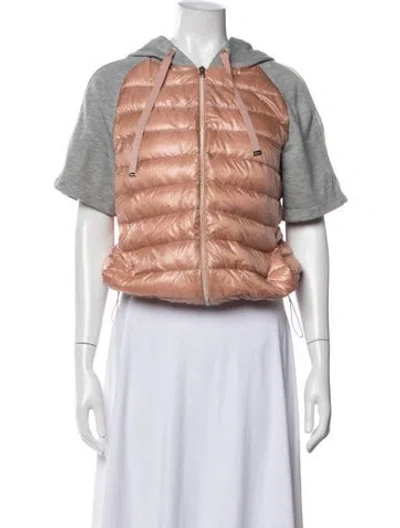 Pre-owned Herno Down Jacket In Pink