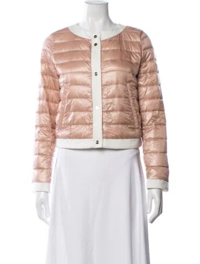 Pre-owned Herno Down Jacket In Pink