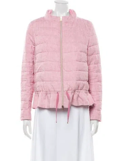 Pre-owned Herno Down Jacket In Pink
