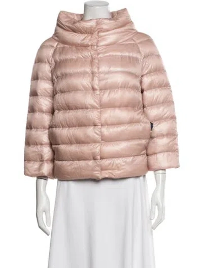 Pre-owned Herno Down Jacket In Pink