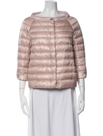 Pre-owned Herno Down Jacket In Pink