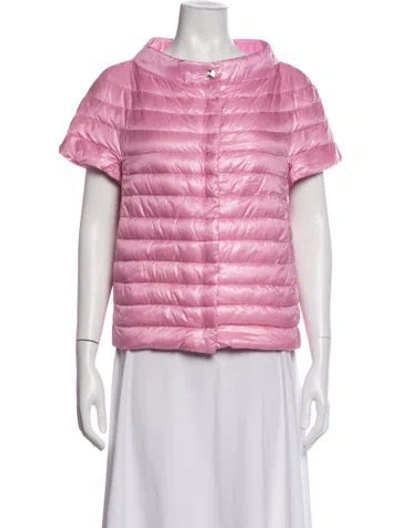 Pre-owned Herno Down Jacket In Pink