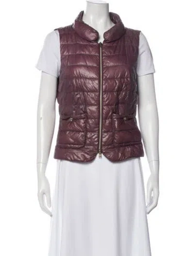 Pre-owned Herno Down Jacket In Purple