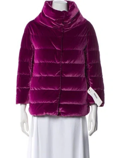 Pre-owned Herno Down Jacket In Purple