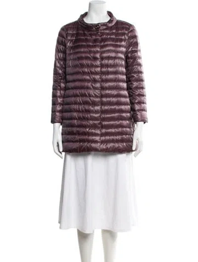 Pre-owned Herno Down Jacket In Purple