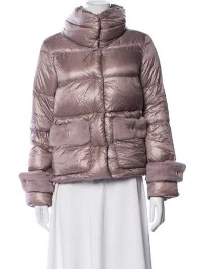 Pre-owned Herno Down Jacket In Purple