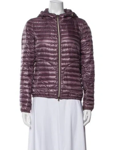 Pre-owned Herno Down Jacket In Purple