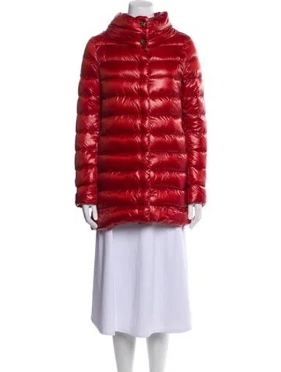 Pre-owned Herno Down Jacket In Red